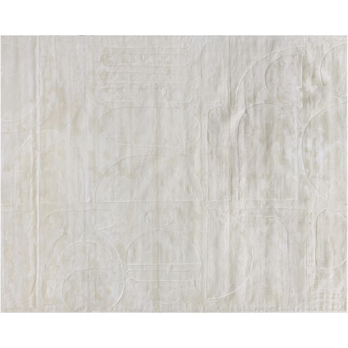 Caruso 120 X 96 inch Cream / Ivory Indoor Hand-Loomed Rug, Hand-Loomed